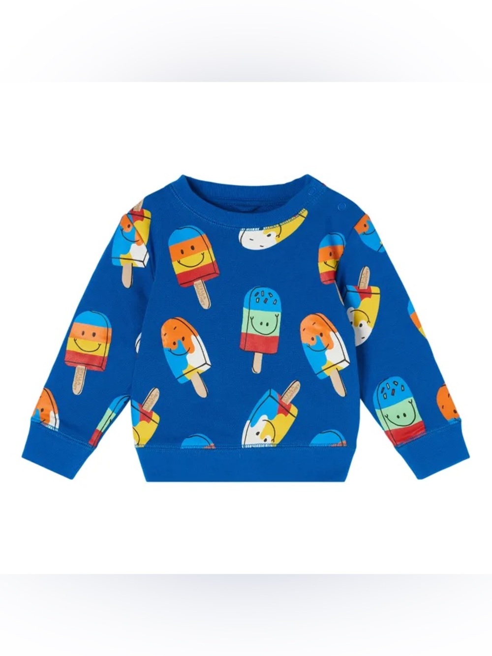 Stella McCartney Kids Organic Cotton Ice Cream Sweatshirt